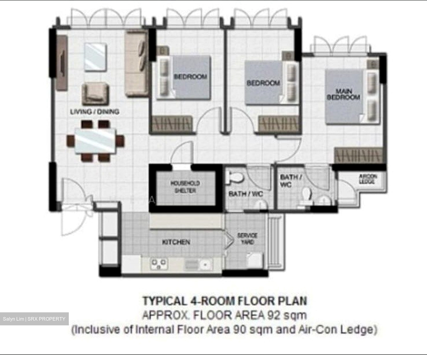 Blk 471B Hougang Parkview (Hougang), HDB 4 Rooms #602041591